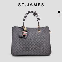 ราคา ST.JAMES กระเป๋าถือ/กระเป๋าสะพายข้าง หนัง PVC รุ่น ENID (มี 2 สี) | กระเป๋าแฟชั่น ผู้หญิง (56854642485)