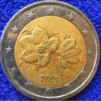 ราคา เหรียญ​ยูโร, ฟินแลนด์​ Finland, 2 Euro, ใช้แล้ว, #​0550 (9496091532)