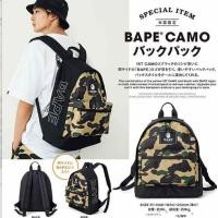 ราคา ใหม่ bape Japanese Magazine Appendix กระเป๋าเป้สะพายหลังลายพราง (42975625494)
