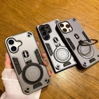 ราคา CASE【 5กันกระแทกเทา 】เคสกันกระแทก 2in1 พร้อมขาตั้ง for iPhone Samsung S23'S24 OPPO RENO'A3X' A15'A16 VIVO X200Pro'Y36 (42828387732)