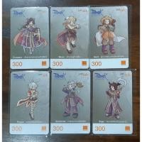 ราคา บัตรเก็บสะสม เกมRagnarok ใบบัตรเติมเงินโทรศัพท์ใช้แล้วของorange ชุด 6 ใบ สภาพดี (18061124817)