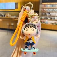 ราคา ☽☾พวงกุญแจชินจังสเก็ตบอร์ด น่ารัก ตุ๊กตาพวงกุญแจรถ/กระเป๋า ของขวัญนักเรียน (51910010915)