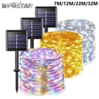 ราคา โคมไฟ LED ลวดทองแดง พลังงานแสงอาทิตย์ กันน้ํา 7 เมตร 12 เมตร 22 เมตร 32 เมตร 8 โหมด สําหรับตกแต่งสวน กลางแจ้ง (25855714588)