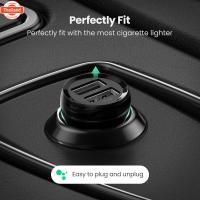 ราคา UGREEN 5V4.8A Car Charger for iPhone 15 14 Pro Max Samsung S25 S24 Ultra Model: 50875 (54400390122)