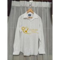 ราคา เสื้อทำงานท่านชาย สีขาว ทรงปล่อย แบรนด์ DOCKERS (42905877907)