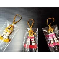 ราคา พวงมาลัยโบว์ทองพุดจิ๋วสั้นชายมะระ (9357895508)