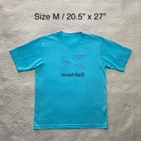 ราคา เสื้อยืด มือสอง Mont-bell มอนท์เบลล์ Camping Hiking Trail (50059110414)