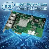 ราคา Intel LAN Card 4 Port PoE Gigabit PCIe x4 มือสอง ประกัน 90วัน (41977601330)