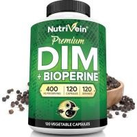 ราคา Nutrivein Premium DIM 400 mg รายวัน - 120 แคปซูล: Diindolylmethane สำหรับทั้งผู้หญิงและผู้ชาย + BioPerine (46358819665)