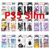 ราคา 50 สีสติกเกอร์ผิวใช้งานร่วมกับ Sony Playstation 5 Slim Disc & Digital Edition ไวนิล Decal รูปแบบชุดฟิล์มป้องกันสําหรับ PS5 SLIM คอนโซล & 2 ชิ้น Controller (54309369709)