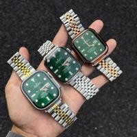 ราคา สายสแตนเลส 5 แถวคลาสสิกสำหรับ Apple Watch 46mm 49mm 45mm 44mm 42mm 41mm 40mm 38mm Series 1-11 SE Ultra – สายโลหะสไตล์ธุรกิจวินเทจ (55860288648)