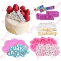 ราคา พิมพ์ซิลิโคน พิมพ์วุ้น ตัวอักษร Happy Birthday (2699153068)
