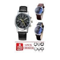 ราคา CHRONO 01+ CHOKER Watch Unisex แฟชั่นเกาหลี รุ่น Men Watch Business Look (43705719816)