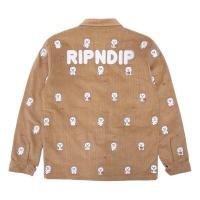 ราคา SLUM LTD - RIPNDIP Hello Nermy Corduroy Jacket Tan (13030695907)