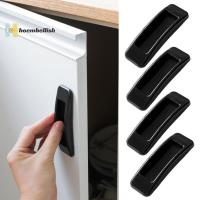 ราคา <Hembellish> 2/4PCSตู้หน้าต่างลิ้นชักจับSelf-กาวประตูตู้เสื้อผ้าHandle Organizerวางเปิดประตูบานเลื่อนลูกบิดเสริมอุปกรณ์ดี (46309878020)