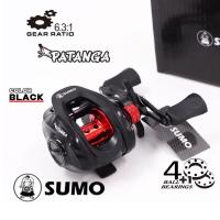 ราคา รอกเบท SUMO PATANGA รอกหยดน้ำ 4+1BB รอบ 6.3:1 รอกตีเหยื่อปลอซูโม่ (25214613264)