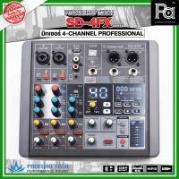 ราคา PROEURO TECH SD-4FX MIXER มิกเซอร์ 2 แชลแนล / MIXER PROEURO-TECH SD4FX / มิกเซอร์ (24928831214)
