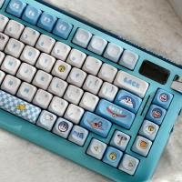 ราคา โดราเอมอน Keycap MOA โปรไฟล์ 129 คีย์ PBT Dye Sublimation Wooting MAD Aula F75 Mechanical Keycaps ส่วนบุคคลสร้างสรรค์น่ารัก Kawaii การ์ตูนญี่ปุ่น Doraemon Blue Keycaps (28031991964)