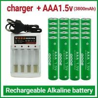 ราคา 100% New 3800mah 1.5V AAA Alkaline Battery AAA Rechargeable Battery for Remote Control Toy Batery Smoke Alarm with Charg (25284611275)