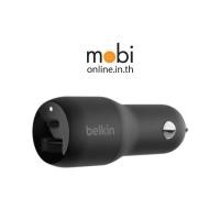 ราคา ที่ชาร์จมือถือในรถ BELKIN BOOST CHARGE Dual USB-C 25 วัตต์, USB-A 12 วัตต์ (29336786603)