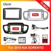 ราคา สําหรับ KIA SORENTO 2015 Audio Dash ชุดกรอบ Facia แผงเครื่องเล่น DVD กรอบหน้าจอ 10 InchRHD LHD (49858029565)
