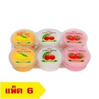 ราคา โอกิโอ พุดดิ้งสอดไส้วุ้นมะพร้าวรสผลไม้ 6 ถ้วย 480 กรัม (28909274333)