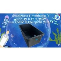 ราคา อ่างเลี้ยงปลา 70 ลิตร ระบบoverflow 39x 75x 31cm ท่อล้นฟ้า อ่างปลา อ่างเลี้ยงปลา กะบะปลา อ่างปลาบอลลูน อ่างปลาเมกาดะ (56054399592)
