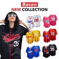ราคา (ส่งจากไทย) เสื้อกีฬา Oversize | เบสบอล เบอร์ 35 (28301738991)