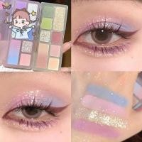 ราคา พาเลทอายแชโดว์ 8 สี Matte Pearlescent Glitter Blush Gradient (29424723840)