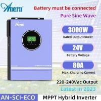ราคา Anern 3000W / 3200VA MPPT Hybrid Solar Inverter MPPT Hybrid Inverter PV Max. 450Vdc Off-grid Inverter 24V Power Inverter Pure Sine Wave Power Inverter (47306498810)
