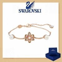 ราคา สร้อยข้อมือ Swarovski มุกคริสตัลแบบดอกไม้ แวววาว มาพร้อมกล่องของขวัญ (48059435021)