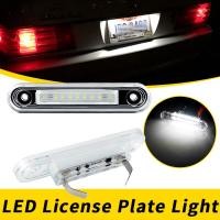 ราคา 1 คู่สีขาว Canbus LED ป้ายทะเบียนสําหรับ Mercedes-Benz W124 W201 W202 รถ LED จํานวนใบอนุญาตอุปกรณ์รถยนต์ (26035118756)