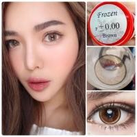ราคา บิ๊กอาย คอนแทคเลนส์ รุ่น frozen gray/ brown ฝาแดง ยี่ห้อ Pitchy lens. (28986749261)