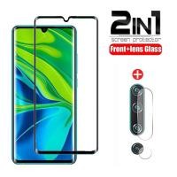 ราคา กระจกนิรภัยสำหรับ Xiaomi Mi Note 10 Pro ฟิล์มกระจกนิรภัย 3D โค้งหน้าจอและป้องกันเลนส์กล้อง Xiaomi Mi 10 9 9T 8 Pro Lite A3 9 SE (6155974929)