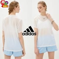 ราคา Adidas - ใหม่ เสื้อยืดเนื้อผ้าบางซีทรู ADIDAS SHEER TEE FM1970 (3656208451)