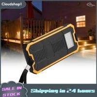 ราคา cloudshop1 Shanrya Solar Power Bank เคสเครื่องชาร์จความจุขนาดใหญ่ 20000mAh เหมาะสำหรับกีฬาประหยัดบ้านเดินทางกลางแจ้ง (ไม่รวมแบตเตอรี่) (สีดำ) (43225144332)
