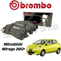 ราคา Brembo Mitsubishi Mirage 2012 ผ้าดิสเบรคหน้า,ผ้าเบรค Brembo (P161) (28440427327)