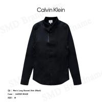 ราคา CK Calvin Klein เสื้อเชิ้ตแขนยาว รุ่น Men's Long Sleeved Shirt (Black) Code: 1603W M542 (26224813764)