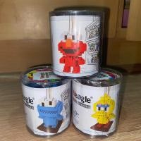 ราคา นาโนบล็อค ตัวต่อ Sesame Street Set 3 แบบ Elmo Big Bird Cookie Monster (20094915629)