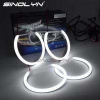 ราคา แหวนไฟหน้าซีนอน LED DRL 131 มม. สีขาว สําหรับ BMW 3 5 7 Series E46 E39 E38 E36 Sedan Sedan Touring (6144947433)