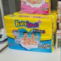 ราคา BABYLOVE EASY TAPE ผ้าอ้อมเด็ก เบบี้เลิฟ อีซี่ เทป ขนาดเมก้า ไซส์M  (84ชิ้น) แถมฟรี babylove wiper 1 แพ็ค (2253619134)