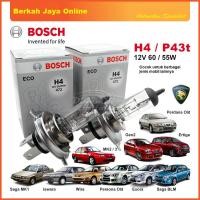 ราคา 2PCS ORIGINAL BOSCH HALOGEN H4 รถไฟหน้าหลอดไฟ 12V 60 - 55W Avanza Xenia Innova Agya Ayla Calya (46500618479)