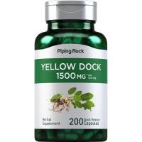 ราคา PipingRock Yellow Dock Root 1,500 mg. (200Capsules) รากผักกาดส้ม (57000017184)