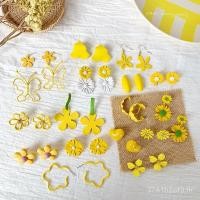 ราคา ต่างหูดอกเดซี่ขนาดเล็ก เพ้นท์สีเหลือง พร้อมหูคลิป สไตล์น่ารัก เป็นของขวัญสำหรับแฟน (46158840358)