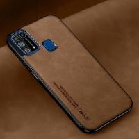 ราคา รูปแบบที่เรียบง่ายซองหนังสําหรับ Samsyng Galaxy M31 F41 Prime A01 A03 Core ซิลิโคนนุ่มสําหรับ Samsung Galaxy A21s M01 กรณี (44658275315)