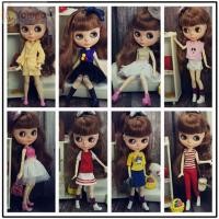 ราคา YOLOGO Elegant T-shirt Dresses, DIY Accessories Cute Doll Simple Dresses, High Quality Mini Fashion Princess Gauze Skirt for azone19 ICY DBS Dolls for blythe Dolls (47759846260)