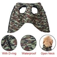 ราคา 4-6เอ็กแอล กันน้ําฤดูหนาวสุนัขเสื้อแจ็คเก็ตพรางสําหรับโกลเด้นรีทรีฟลาบราดอร์เยอรมันเชพเพิร์ดโฮลาเพท (49357767244)