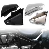 ราคา Motorcycle ABS Plastic Left Right Battery Side Fairing Covers For Kawasaki Vulcan VN900 Classic Cus (53552273237)