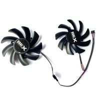 ราคา 2PCS FDC10H12S9-C FD7010H12S 85MM 4PIN R9-270X 2GB พัดลมระบายความร้อนสําหรับ XFX R9 285/280/290/290X/280X RX 480/470 хни พัดลมวิดีโอ (51008800182)