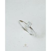 ราคา Gems Heritage : แหวนแต่งงานเพชรแท้ Oval diamond ring Rwg592(S) (46008934701)